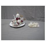 Delicate Miniature Porcelain Tea Sets