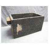 Wooden Storage Box With Side Handles