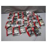 25 Packs of Assorted Cable and Pipe Clamps
