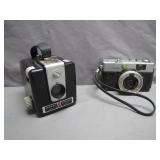Kodak Brownie and Minolta Hi-Matic Cameras