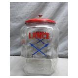 Mid-Century 8-Sided Lance Counter Jar