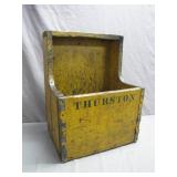Vintage Yellow "Thurston" Crate