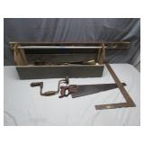 Carpenterï¿½s Toolbox With Hand Tools