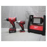 Milwaukee M18 Tools Trio: Heat Gun, Driver, Light