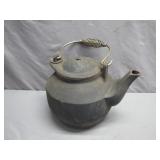 John Wright Cast Iron Teapot With Lid
