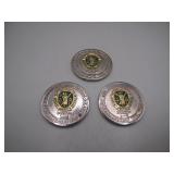 (3) 200th Military Police Command Tokens