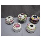 Hand-Painted Ceramic Hair Receivers