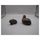Small Handmade Clay Animals Set