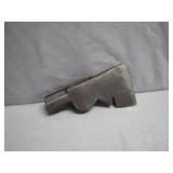 Rustic Hand-Forged Iron Axe Head