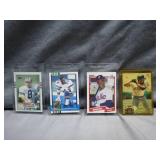(4) Retro Sports Cards: Cowboys & Baseball