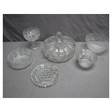 Clear Pressed Glass Tableware