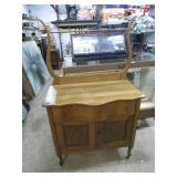 Beautiful Oak Washstand With Unique Design