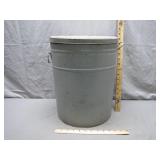 Large Metal Storage Container with Lid