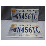 Virginia Air and Space Museum Plates