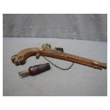 Cast Metal Decorative Flintlock Pistol Replica
