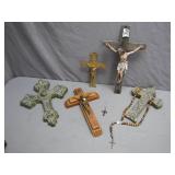 Decorative Crosses and Rosary