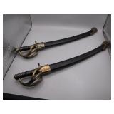 Stamped US "1860" Sword Letter Openers