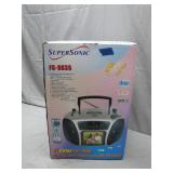 Supersonic FC-9835 6" TV/DVD Player, New