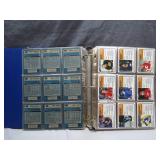 Binder of Hockey Trading Cards Collection