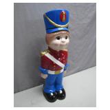 Hand-Painted Ceramic Toy Soldier Statue