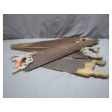 4 Assorted Hand Saws