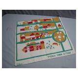 Hand-Printed Trench Town Stylee Pillow Cover