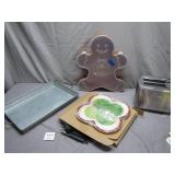 Kitchenwares Lot with Gingerbread Theme