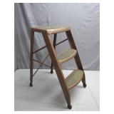Mid-Century Two-Step Folding Step Stool