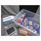 50-Quart Tote With Variety of Items