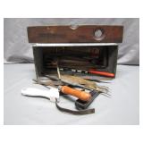 Metal Toolbox With Assorted Tools