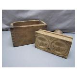 Hand-Crafted Antique Butter Press