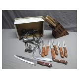 Flatware & Knife Set w/ Block