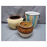 3 Ceramic Pottery Pieces