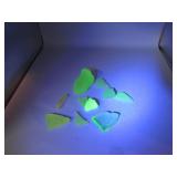 Uranium Sea Glass Pieces