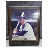 Mickey Mantle Signed Plaque w/ COA
