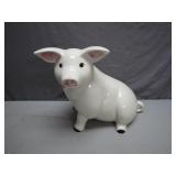 Porcelain Piggy Bank with Coin Slot