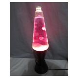 Retro Lava Lamp With Vibrant Pink Liquid