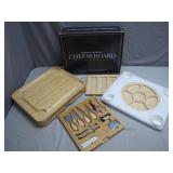 Bamboo Cheeseboard Set With Accessories