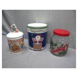 3 Christmas-Themed Cookie Jars
