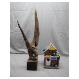 Rustic Driftwood Sculpture & Miniature General...