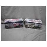 Hess Toy Trucks: Emergency and Front Loader