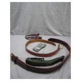 Gun Holster, Knife Holder, and Belts Combo