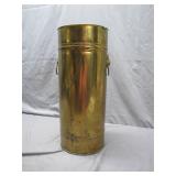 Brass Umbrella Holder with Lion Ring Handles