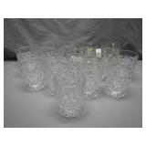 12 Fostoria Glass Goblets
