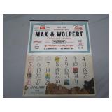 1958 Max & Wolpert Baltimore MD., Advertising...