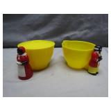 Black Americana Creamer & Sugar Bowl Set