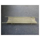 World War II Army Stretcher With Wooden Handles