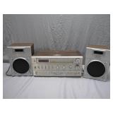 Lenoxx Sound AM/FM Tape Deck Stereo System