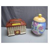 2 Ceramic Cookie Jars