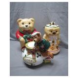 Holiday Bear and Cookie Jar Figures
